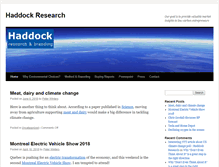 Tablet Screenshot of haddockresearch.com